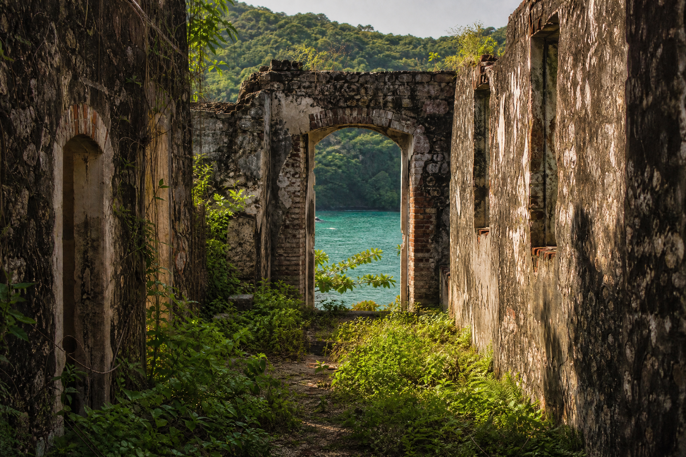 Nelson Island historical ruins
